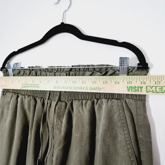 Abercrombie & Fitch Joggers DIstressed Olive Green Fatigue Cargo Jogger Pants Lg - Picture 8 of 10